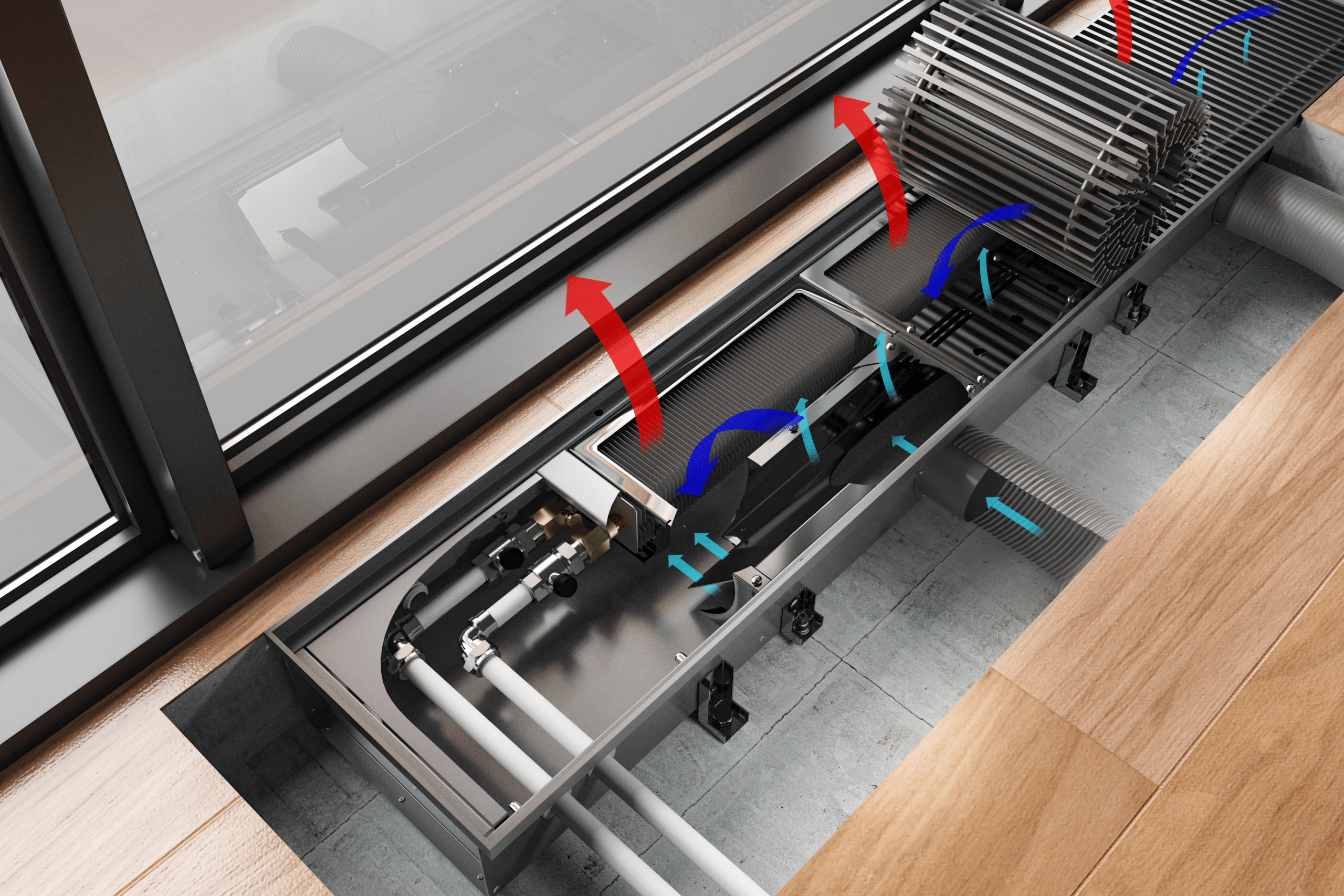 Heatmann Line Air — конвектор зі свіжим повітрям