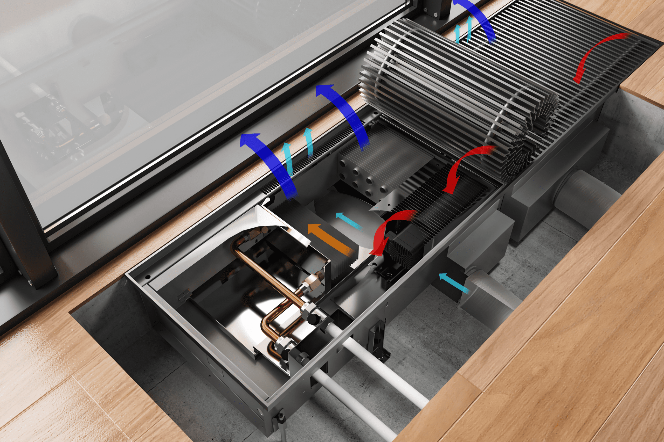 Heatmann Line Fan Clima — фанкойл опалення та охолодження
