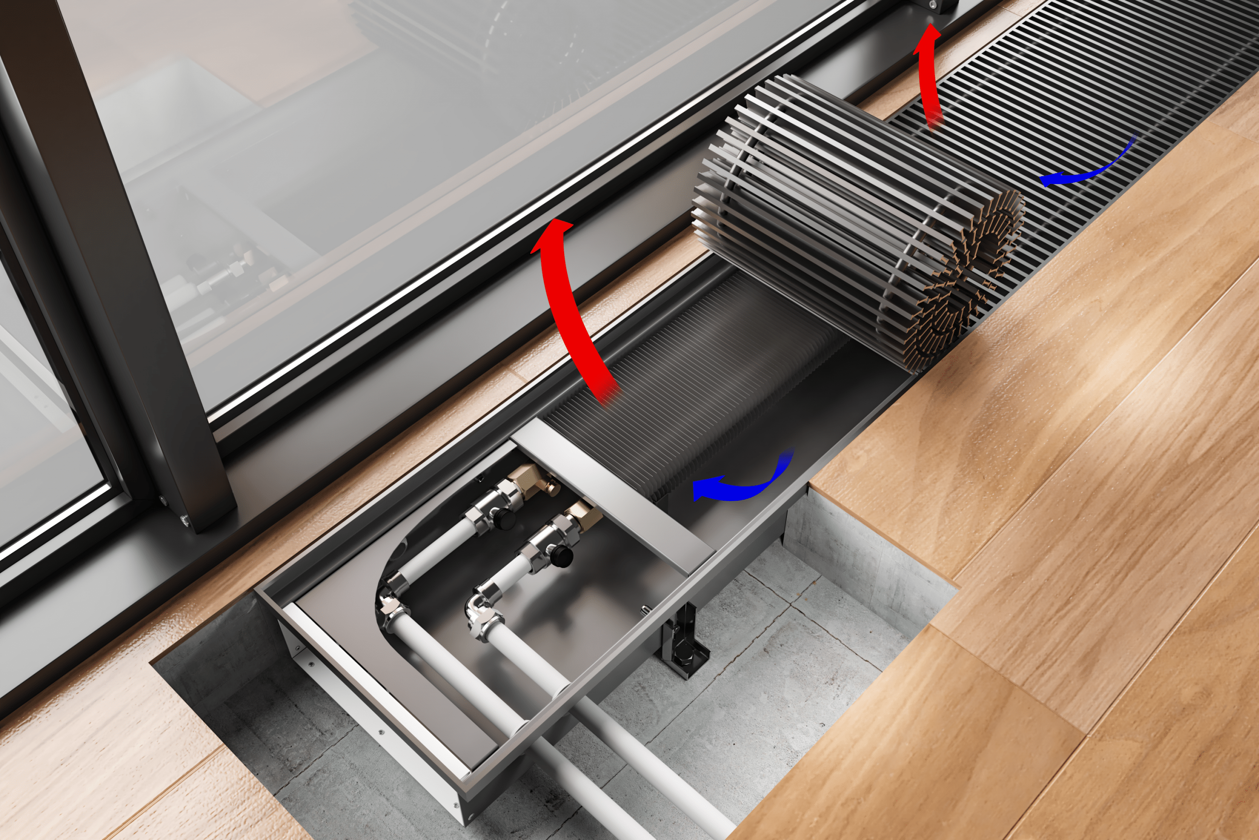 Heatmann Line — внутрішньопідлоговий конвектор