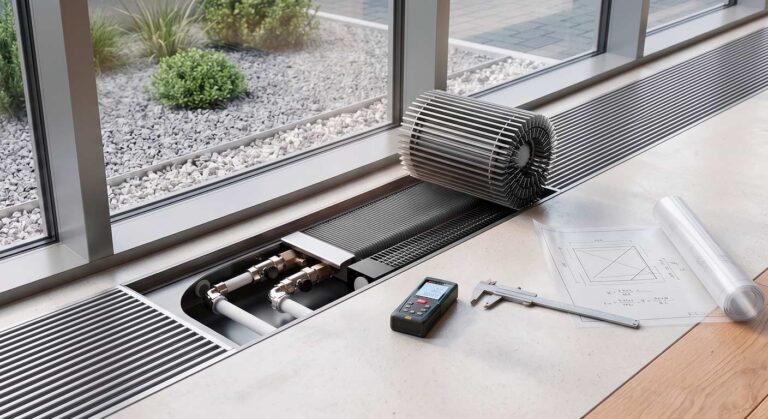 Розрахунок теплової потужності внутрішньопідлогового конвектора Heatmann